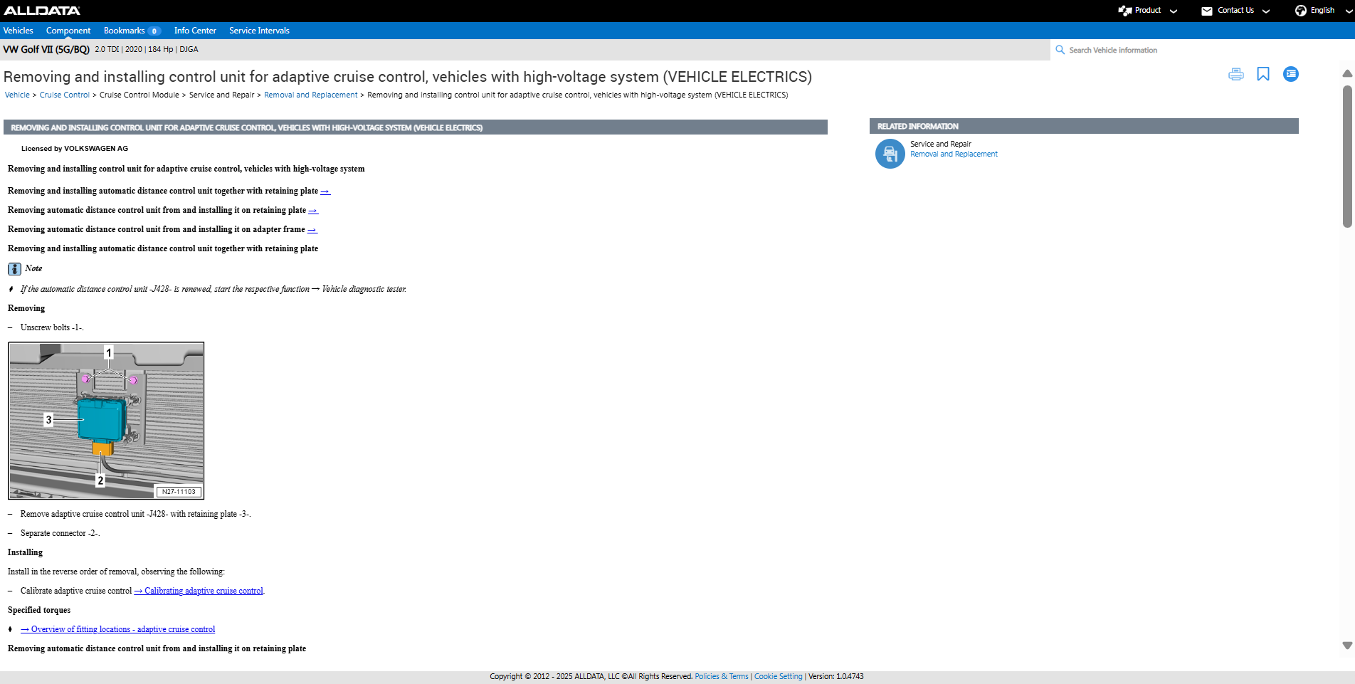 Adaptive Cruise Control